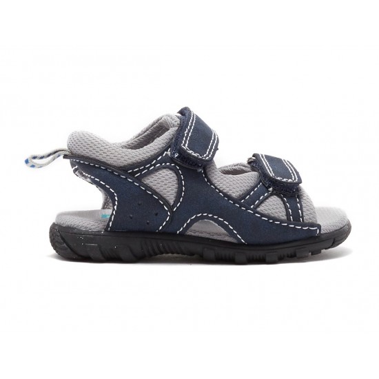 Scott David Justin Sandal Toddler Boys GREY NAVY Maysharp